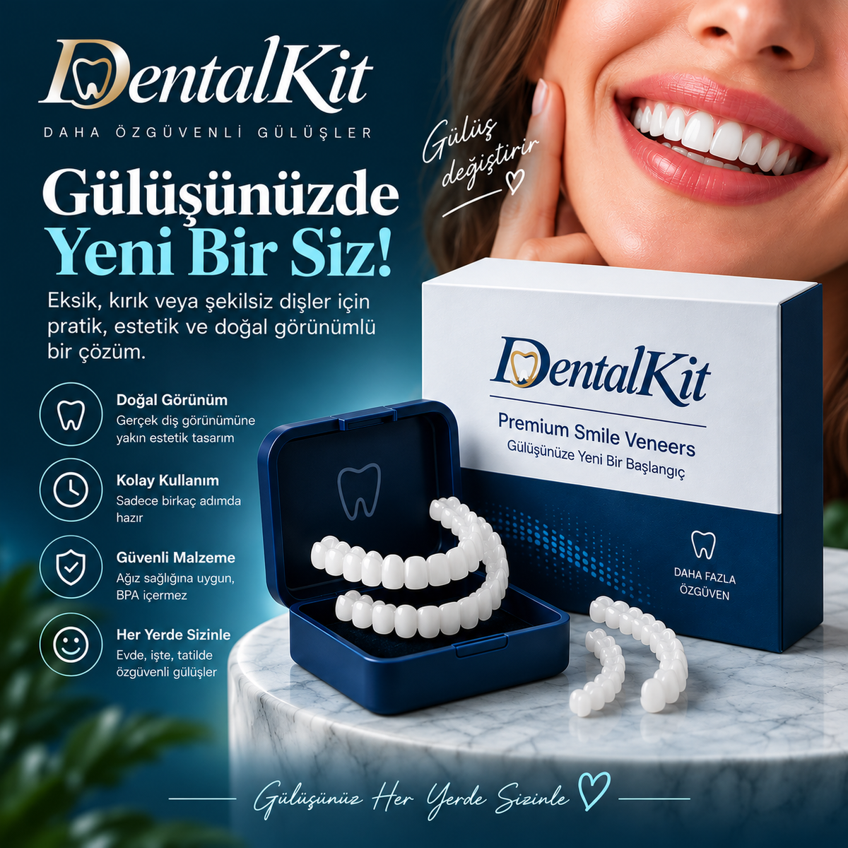 DentalKit™ Şekillendirilebilir Estetik Diş Kaplaması